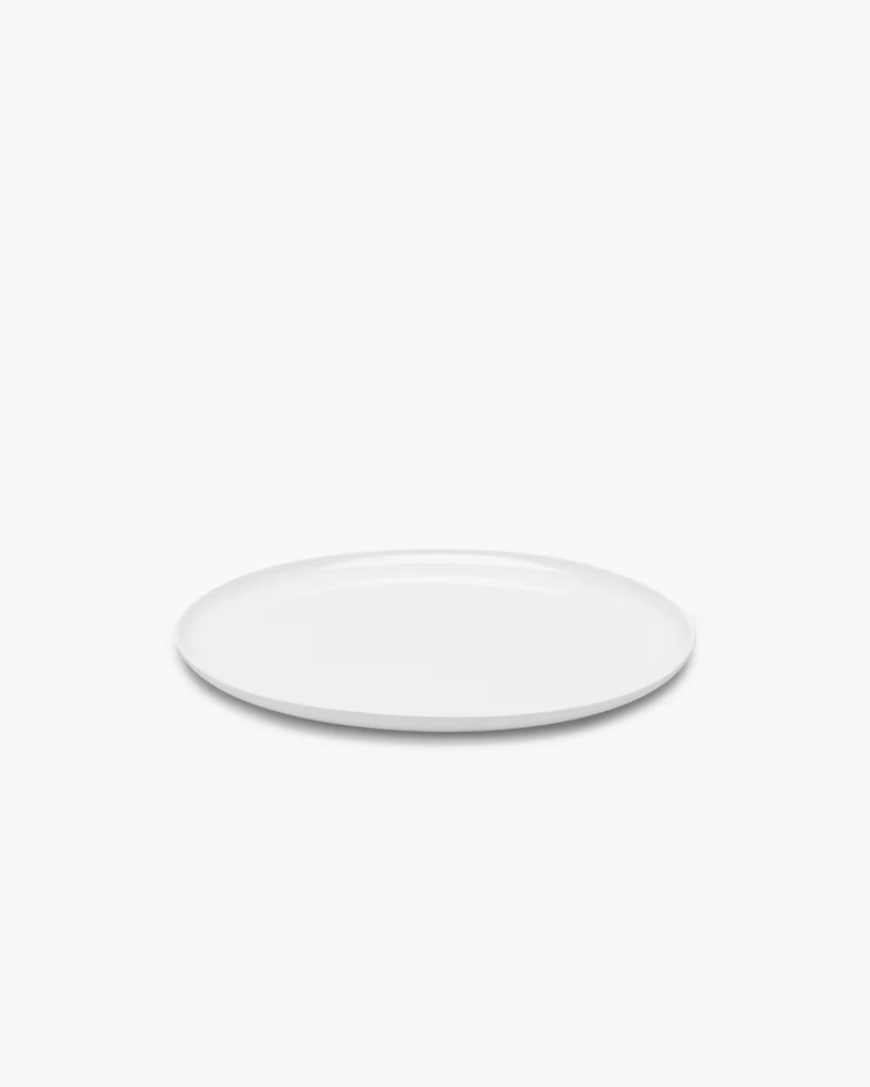 Dinner plate low white Base