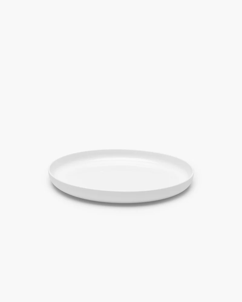 Dinner plate high white Base
