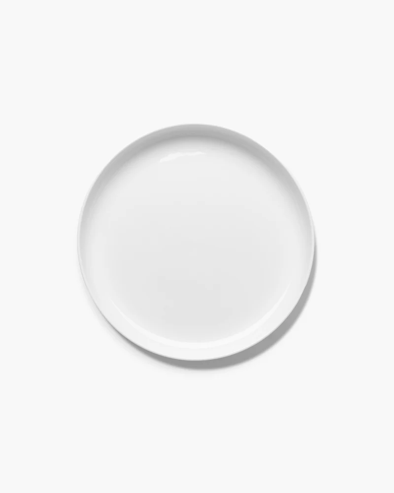 Dinner plate high white glazed Base 2