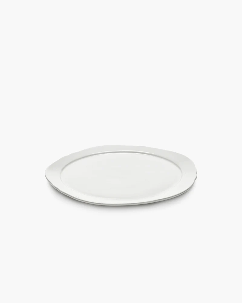 Dinner plate 02 white Silhouette