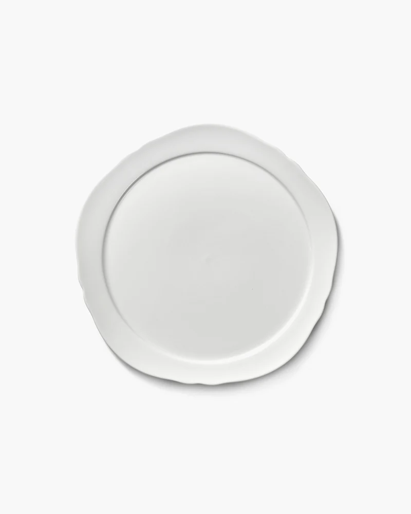 Dinner plate 02 white Silhouette 2