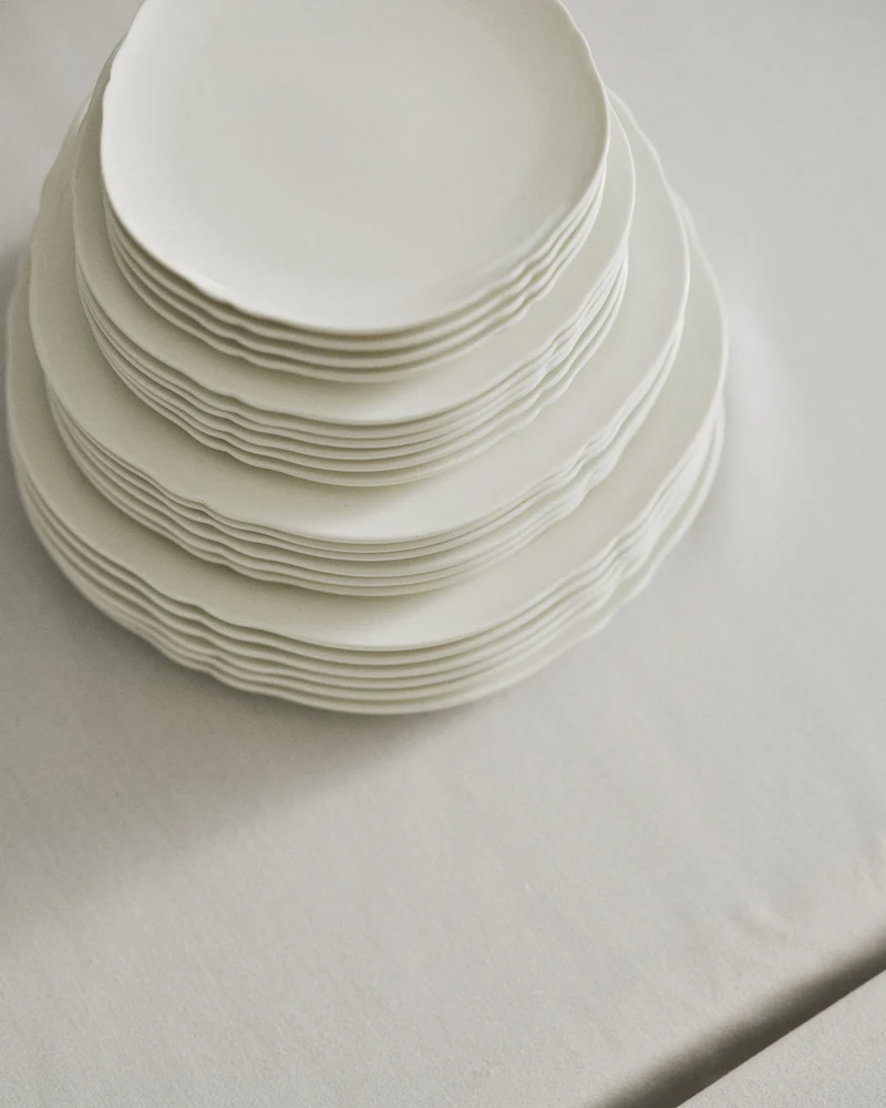 Starter plate white Silhouette 2